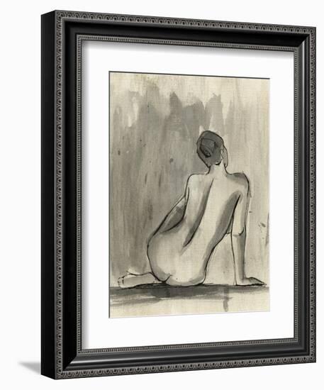 Sumi-e Figure II-Ethan Harper-Framed Art Print