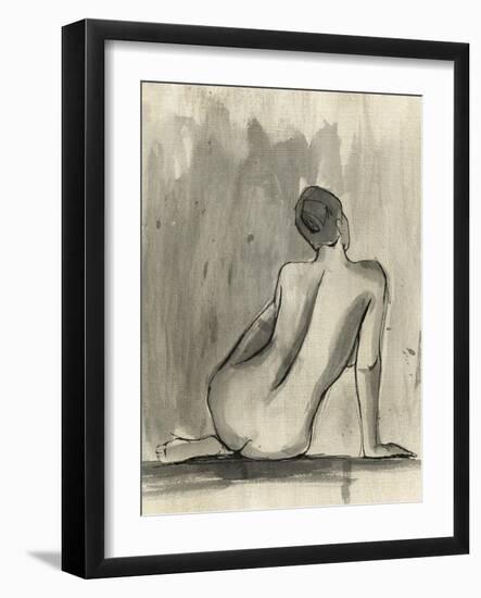 Sumi-e Figure II-Ethan Harper-Framed Art Print