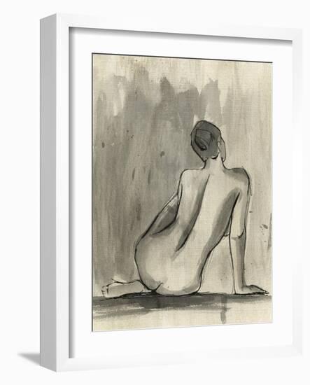 Sumi-e Figure II-Ethan Harper-Framed Art Print