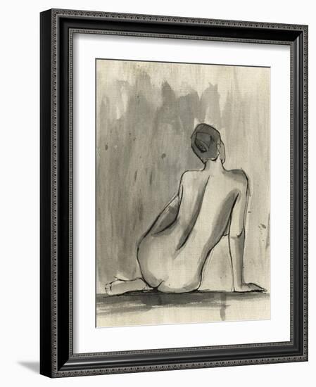 Sumi-e Figure II-Ethan Harper-Framed Art Print