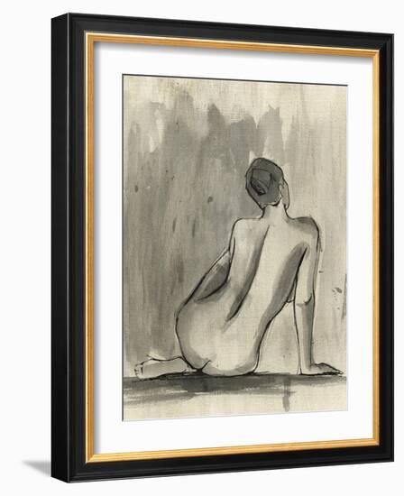 Sumi-e Figure II-Ethan Harper-Framed Art Print