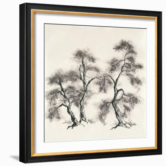 Sumi Tree III-Chris Paschke-Framed Art Print