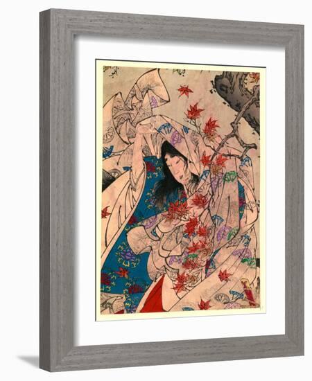 Sumiyoshi No Meigetsu-Tsukioka Yoshitoshi-Framed Giclee Print