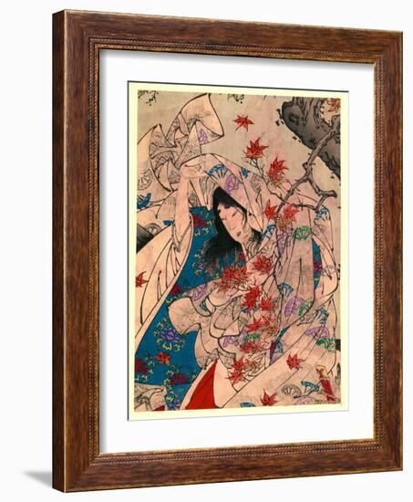 Sumiyoshi No Meigetsu-Tsukioka Yoshitoshi-Framed Giclee Print