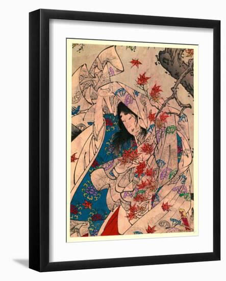 Sumiyoshi No Meigetsu-Tsukioka Yoshitoshi-Framed Giclee Print