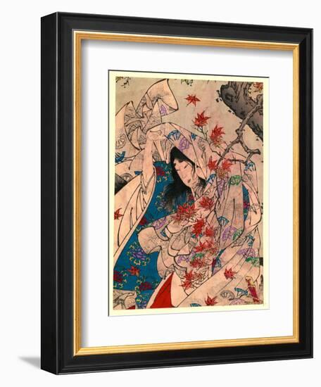 Sumiyoshi No Meigetsu-Tsukioka Yoshitoshi-Framed Giclee Print