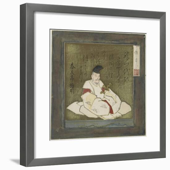 Sumiyoshi-Toyota Hokkei-Framed Giclee Print