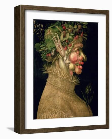 Summer, 1563-Giuseppe Arcimboldo-Framed Giclee Print
