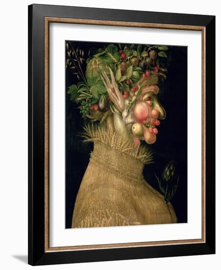 Summer, 1563-Giuseppe Arcimboldo-Framed Giclee Print