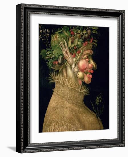 Summer, 1563-Giuseppe Arcimboldo-Framed Giclee Print