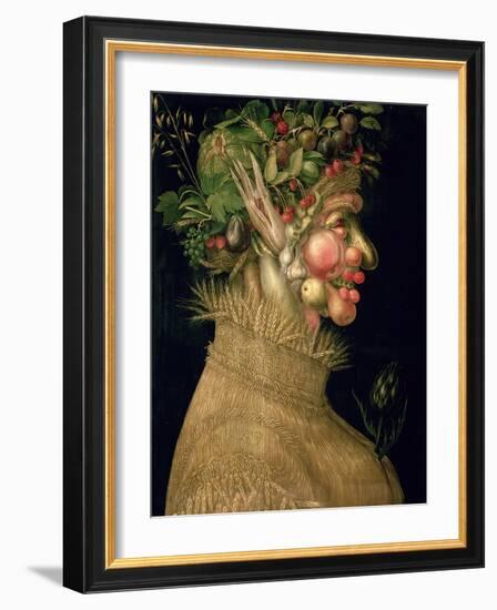 Summer, 1563-Giuseppe Arcimboldo-Framed Giclee Print