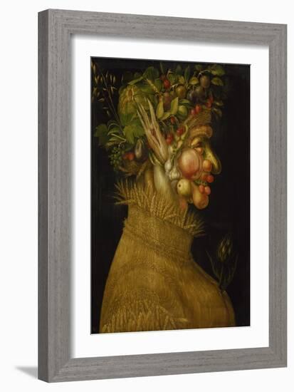 Summer, 1563-Giuseppe Arcimboldo-Framed Giclee Print