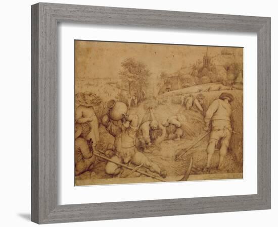 Summer, 1568-Pieter Bruegel the Elder-Framed Giclee Print