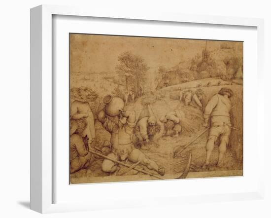 Summer, 1568-Pieter Bruegel the Elder-Framed Giclee Print