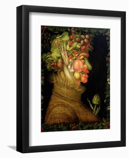 Summer, 1573-Giuseppe Arcimboldo-Framed Giclee Print