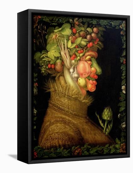 Summer, 1573-Giuseppe Arcimboldo-Framed Premier Image Canvas