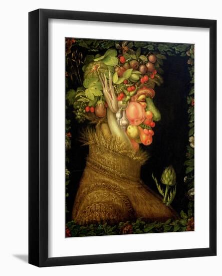 Summer, 1573-Giuseppe Arcimboldo-Framed Giclee Print