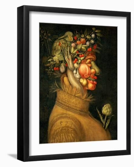 Summer, 1573-Giuseppe Arcimboldo-Framed Giclee Print