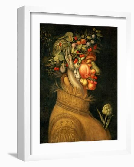 Summer, 1573-Giuseppe Arcimboldo-Framed Giclee Print