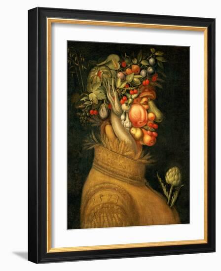 Summer, 1573-Giuseppe Arcimboldo-Framed Giclee Print