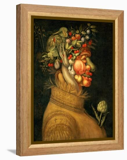 Summer, 1573-Giuseppe Arcimboldo-Framed Premier Image Canvas