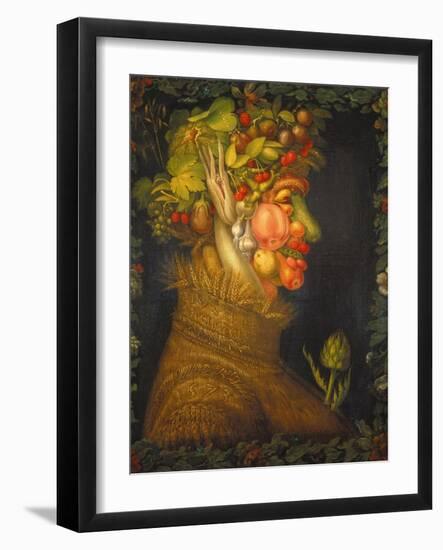 Summer, 1573-Giuseppe Arcimboldo-Framed Giclee Print