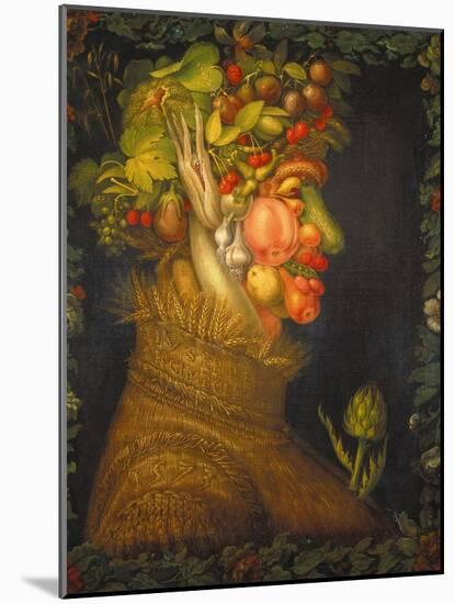 Summer, 1573-Giuseppe Arcimboldo-Mounted Giclee Print