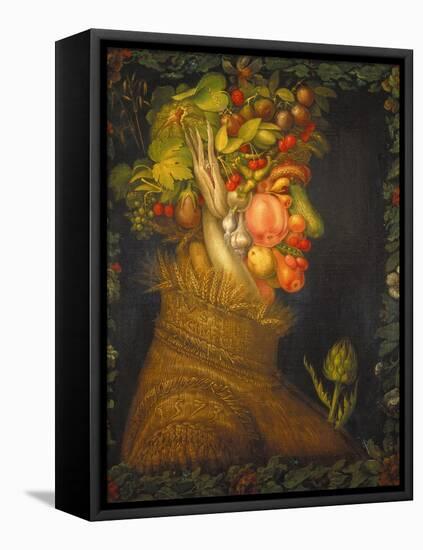 Summer, 1573-Giuseppe Arcimboldo-Framed Premier Image Canvas