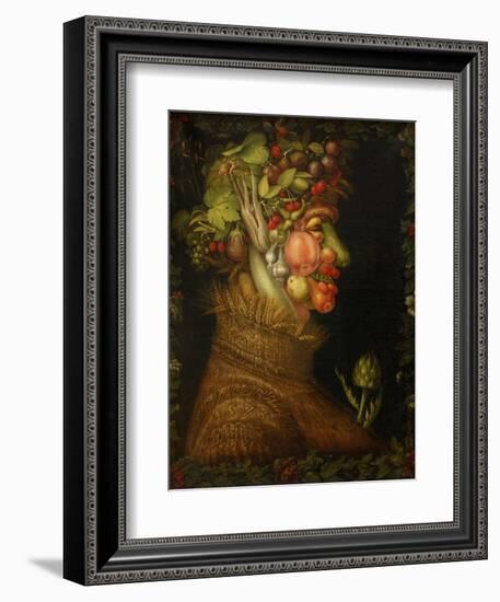 Summer, 1573-Giuseppe Arcimboldo-Framed Giclee Print