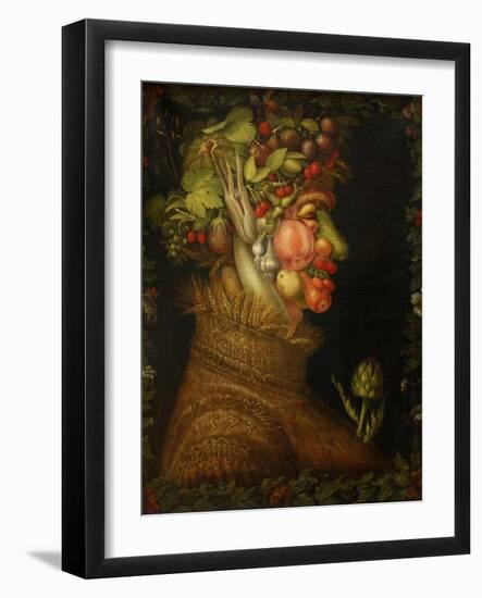 Summer, 1573-Giuseppe Arcimboldo-Framed Giclee Print