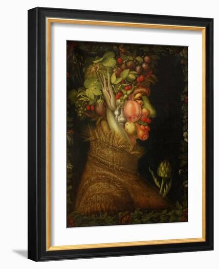 Summer, 1573-Giuseppe Arcimboldo-Framed Giclee Print