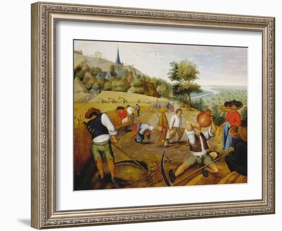 Summer, 1590-Pieter Bruegel the Elder-Framed Giclee Print