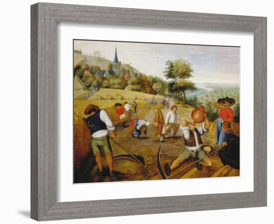 Summer, 1590-Pieter Bruegel the Elder-Framed Giclee Print