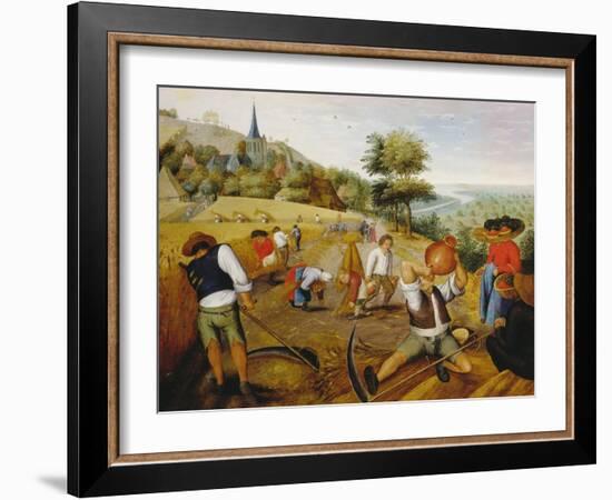 Summer, 1590-Pieter Bruegel the Elder-Framed Giclee Print