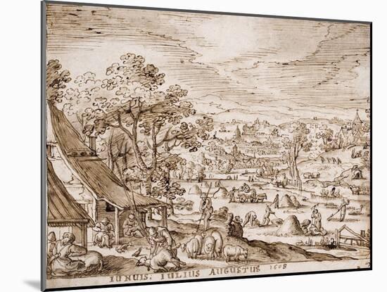 Summer, 1608-Hans Bol-Mounted Giclee Print