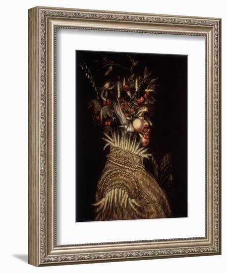 Summer, 16th Century-Giuseppe Arcimboldo-Framed Giclee Print