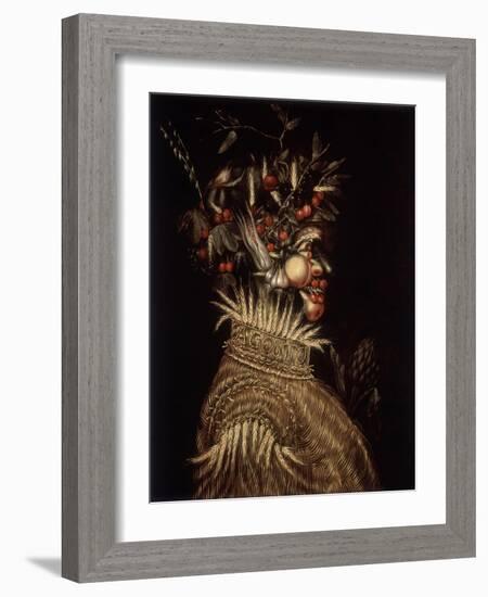 Summer, 16th Century-Giuseppe Arcimboldo-Framed Giclee Print