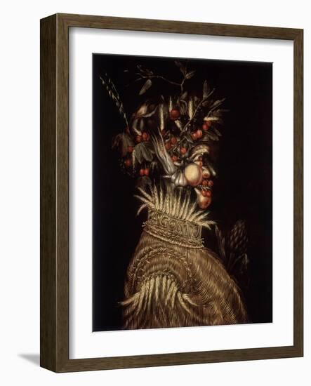 Summer, 16th Century-Giuseppe Arcimboldo-Framed Giclee Print