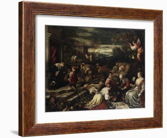 Summer, 16th Century-Francesco Bassano-Framed Giclee Print