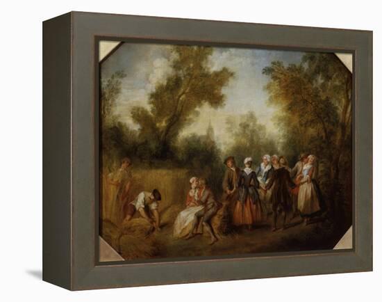 Summer, 1738-Nicolas Lancret-Framed Premier Image Canvas