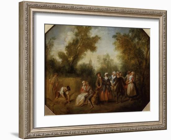 Summer, 1738-Nicolas Lancret-Framed Giclee Print