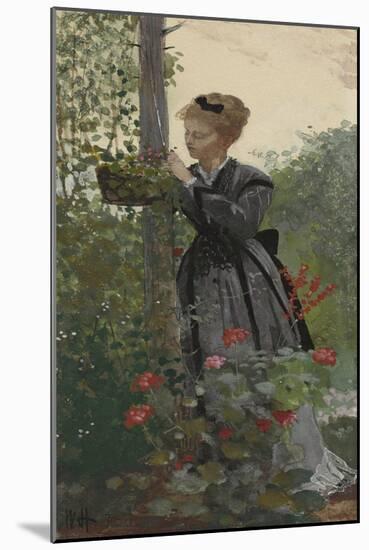 Summer, 1874 (Gouache, W/C & Graphite on Cream Wove Paper)-Winslow Homer-Mounted Giclee Print