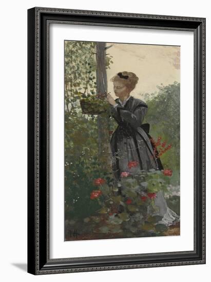 Summer, 1874 (Gouache, W/C & Graphite on Cream Wove Paper)-Winslow Homer-Framed Giclee Print