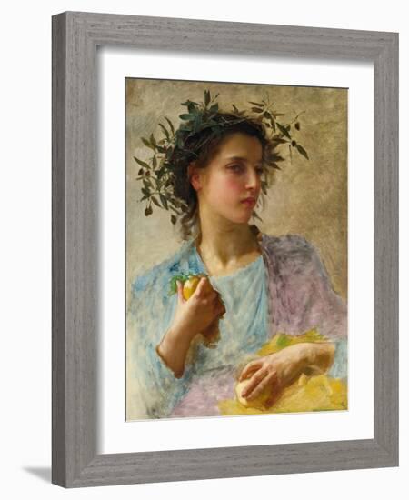 Summer, 1880 (Oil on Canvas)-William-Adolphe Bouguereau-Framed Giclee Print