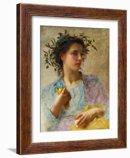 Summer, 1880 (Oil on Canvas)-William-Adolphe Bouguereau-Framed Giclee Print