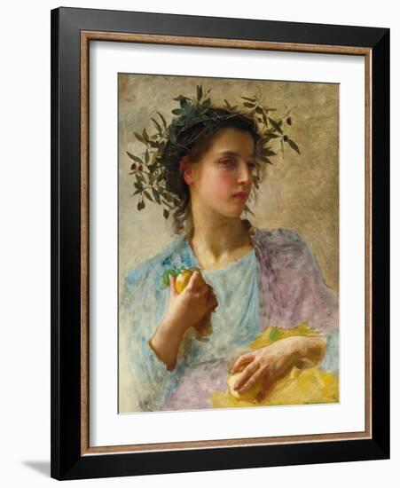 Summer, 1880 (Oil on Canvas)-William-Adolphe Bouguereau-Framed Giclee Print