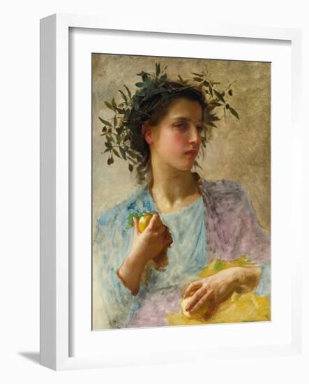 Summer, 1880 (Oil on Canvas)-William-Adolphe Bouguereau-Framed Giclee Print