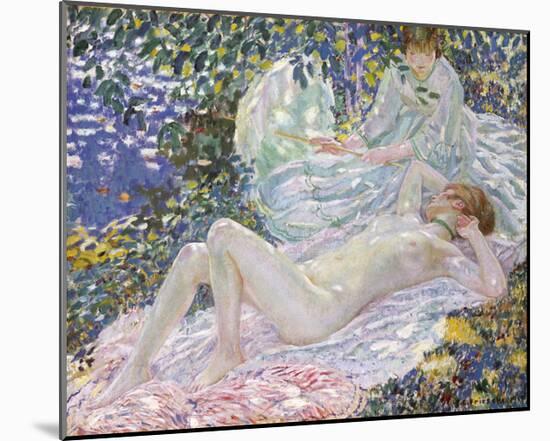 Summer, 1914-Frederick Carl Frieseke-Mounted Premium Giclee Print