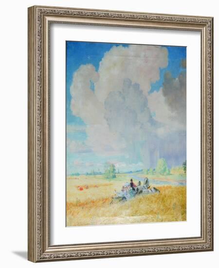 Summer, 1922-Boris Michaylovich Kustodiev-Framed Giclee Print