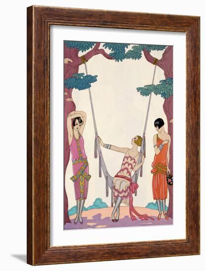 'Summer', 1925-Georges Barbier-Framed Giclee Print